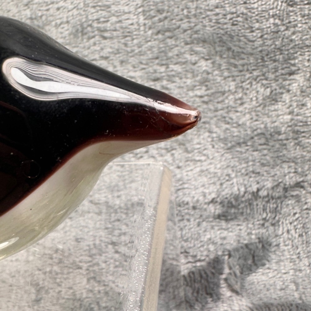 SeaWorld Home‎ Collection Glass Orca Figurine Shamu Art Glass Etched w Card - Picture 14 of 16